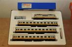 Roco 43047: vierdelige set Lufthansa Airport Express, Ophalen, Gelijkstroom, Wagon, Zo goed als nieuw