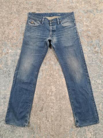 G-Star MORRIS W33 L32 Straight 100% katoen Bronno3332 Blauw  beschikbaar voor biedingen
