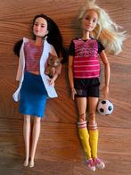 Mattel voetbal Barbie en dierenarts Barbie, Ophalen of Verzenden, Zo goed als nieuw, Barbie