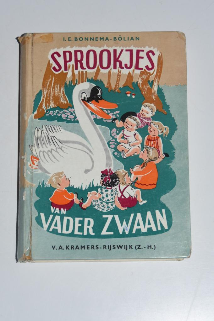 Sprookjes van Vader Zwaan - Bonnema- Bölian 1955, Boeken, Sprookjes en Fabels, Gelezen, Ophalen of Verzenden