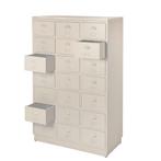 Refurbished Vintage Look Metalen Retro Apothekerkast, Info@dehanzeherten.nl, 5 laden of meer, Verzenden, 100 tot 150 cm