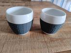 Te koop; 2 Bodum pavina mokken, Huis en Inrichting, Ophalen of Verzenden, Zo goed als nieuw, Overige stijlen, Kop(pen) en/of Schotel(s)