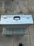 Klassieke aluminium Rimowa koffer, Gebruikt, 50 tot 60 cm, Ophalen of Verzenden, Metaal