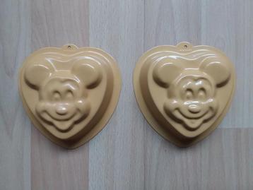 Bakblikken Mickey Mouse, 2 stuks, nooit gebruikt beschikbaar voor biedingen
