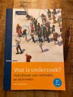 Nel Verhoeven - wat is onderzoek?, Boeken, Studieboeken en Cursussen, Ophalen of Verzenden, Zo goed als nieuw