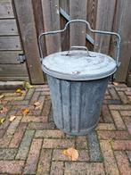 goede zinken vuilnisemmer oudje, Huis en Inrichting, Woonaccessoires | Prullenbakken, Ophalen, Gebruikt, 40 liter of meer, Metaal