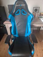 Blauw/Zwarte Gaming Stoel, Huis en Inrichting, Bureaustoelen, Gaming bureaustoel, Gebruikt, Blauw, Ophalen of Verzenden