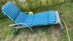 Gratis ligbed, Tuin en Terras, Ophalen, Gebruikt, Aluminium, Verstelbaar