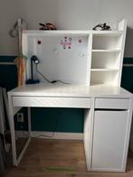 Bureau (wit) Ikea Micke, Huis en Inrichting, Bureaus, Ophalen, Zo goed als nieuw, Bureau