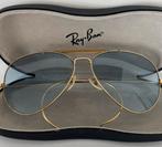 Vintage Ray Ban Aviator 62 - 14 met blauwe glazen BL, Gebruikt, Zonnebril, Blauw, .