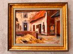 Schilderij boerderij olieverf C. moors, Antiek en Kunst, Ophalen of Verzenden