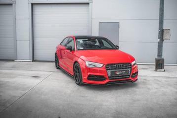 Voorlip sideskirt diffuser spoiler - A3 S3 S-Line 8V 13-16 beschikbaar voor biedingen