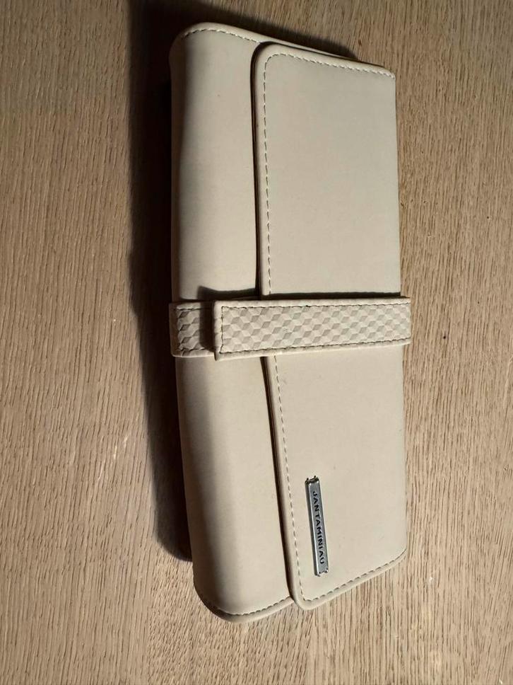 KLM JANTAMINIAU Beige Reisetui, Sieraden, Tassen en Uiterlijk, Beautycases, Zo goed als nieuw, Softcase, Beige, Ophalen of Verzenden