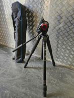 Manfrotto Carbon Statief met Balhoofd, Gebruikt, 150 tot 175 cm, Met balhoofd, Ophalen of Verzenden