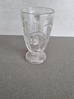 Kon.Wilhelmina Antiek geperst mosterdglas, Antiek en Kunst, Antiek | Glas en Kristal, Ophalen of Verzenden