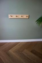 4 haaks handgemaakte grenen (kinder)kapstok 40cm, Wandkapstok, Ophalen of Verzenden, Zo goed als nieuw, Minder dan 100 cm