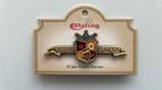 Efteling pin 25 jaar Kleyne Klaroen op kaartje EPP 489, Verzamelen, Efteling, Ophalen of Verzenden, Nieuw, Button of Speldje