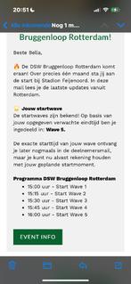 Startbewijs DSW Bruggenloop 14 december, Ophalen of Verzenden, Nieuw