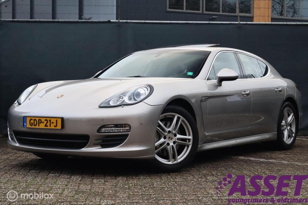 Youngtimer Porsche Panamera S 4.8 V8 aut Carplay | schuifdak, Auto's, Porsche, Automaat, Achterwielaandrijving, Gebruikt, 4 stoelen