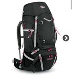 Lowe Alpine Diran ND 65L- 75L backpack reis rugtas pink/roze, Ophalen of Verzenden, Zo goed als nieuw, Grijs, 30 cm of meer