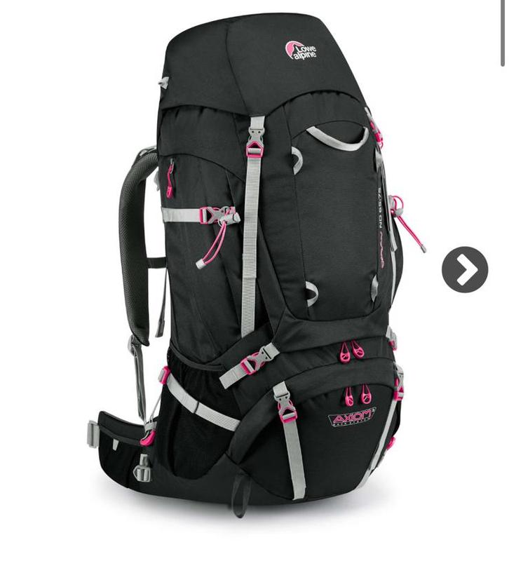 Lowe Alpine Diran ND 65L- 75L backpack reis rugtas pink/roze, Sieraden, Tassen en Uiterlijk, Tassen | Reistassen en Weekendtassen