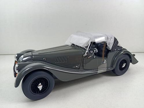 kyosho 1/18 morgan 4/4 sport  2008  grey, Hobby en Vrije tijd, Modelauto's | 1:18, Zo goed als nieuw, Kyosho, Ophalen of Verzenden
