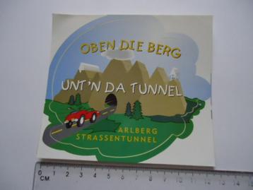 sticker oud ARLBERG Strassentunnel auto oldtimer reizen beschikbaar voor biedingen
