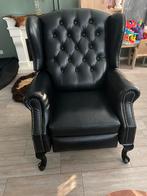 Chesterfield fauteuil , relaxstoel, fauteuil, Ophalen, Zo goed als nieuw, 75 tot 100 cm, 50 tot 75 cm