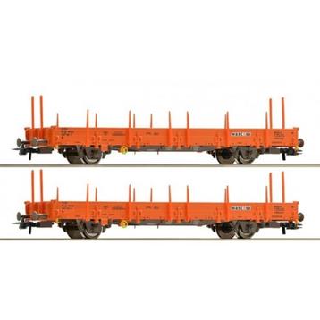 Roco 67134 - Set: 2-tlg. Rungenwagen, Wascosa beschikbaar voor biedingen