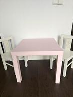 Kindertafel + 2 stoeltjes, Kinderen en Baby's, Kinderkamer | Tafels en Stoelen, Gebruikt, Ophalen