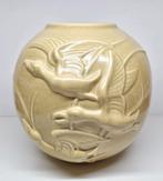 Art Deco keramieken bolvaas Charles Catteau Boch Frères 1930, Ophalen of Verzenden