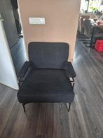 Zwarte Fauteuil, Ophalen, Gebruikt, Minder dan 75 cm, Metaal