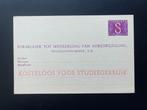 2 Briefkaarten Kosteloos voor Studiegebruik, Postzegels en Munten, Postzegels | Nederland, Ophalen of Verzenden, Na 1940, Postfris