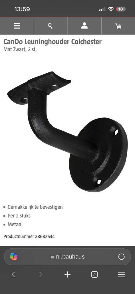 Leuningdragers cando colchester, Ophalen of Verzenden, Zo goed als nieuw