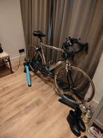 Racefiets met Tacx Fietstrainer, Fietsen en Brommers, Gebruikt, Aluminium, Dames, 53 tot 57 cm