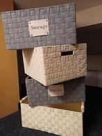 Opbergmanden set van 4, Overige materialen, Minder dan 50 cm, Minder dan 50 cm, Ophalen of Verzenden