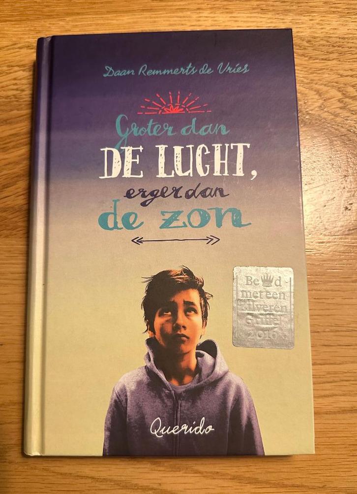 Groter dan de lucht, erger dan de zon Daan Remmerts de Vries, Boeken, Kinderboeken | Jeugd | 10 tot 12 jaar, Zo goed als nieuw