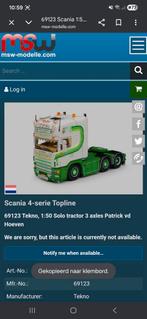 Gevraagd vd hoeven 4 serie, Ophalen, Zo goed als nieuw, Bus of Vrachtwagen, Tekno