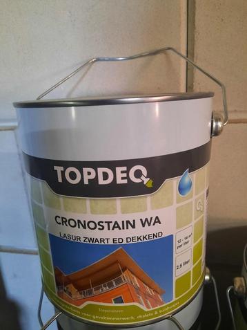 Zwarte Beits voor douglas en tuinhout 2.5 liter beschikbaar voor biedingen