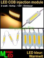LED 12V Boot COB module 2W - 6 chip – IP54 – Warmwit 3000K, Ophalen of Verzenden, Nieuw, Binnenverlichting