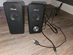 Trust PC Speakers - Lichtgevend, Computers en Software, Pc speakers, Ophalen of Verzenden, Zo goed als nieuw, Audiokanaal 2, Trust