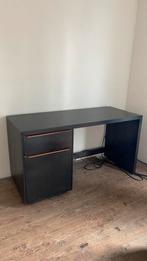 Bureau - Massief Mangohout - 140x60x75 - Zwart & Roségoud, Huis en Inrichting, Bureaus, Zo goed als nieuw, Ophalen, Bureau