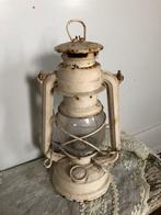 Oude brocante stormlamp/olie lamp /stormlantaarn, Ophalen of Verzenden