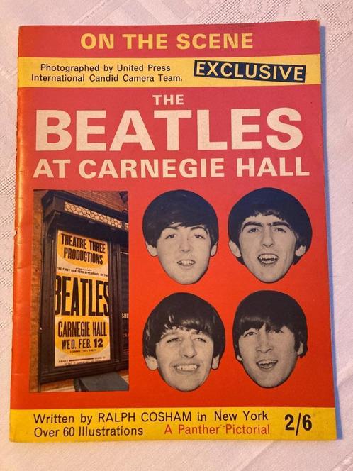 The Beatles at Carnegie Hall Magazine 1964, Verzamelen, Muziek, Artiesten en Beroemdheden, Gebruikt, Boek, Tijdschrift of Artikel