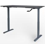 RM-Line Snelslinger Zit-sta Bureaus 120x80 Grijs Frame NIEUW, Ophalen of Verzenden, In hoogte verstelbaar, Nieuw, Stabureau