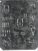 Metalen Borduurschabloon, Antiek en Kunst, Ophalen of Verzenden