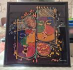 batik doek ingelijst 1995, Ophalen