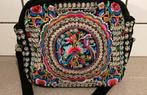 Prachtig schoudertas tas geborduurd, Sieraden, Tassen en Uiterlijk, Tassen | Schoudertassen, Ophalen of Verzenden, Zo goed als nieuw