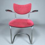 Gispen / Gebroeders de Wit 3011 slede stoel 1960, Ophalen, Gebruikt, Huysmans, Metaal