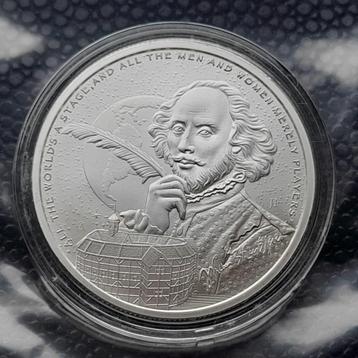 2024 William Shakespeare - 1 oz silver -Icons of Inspiration